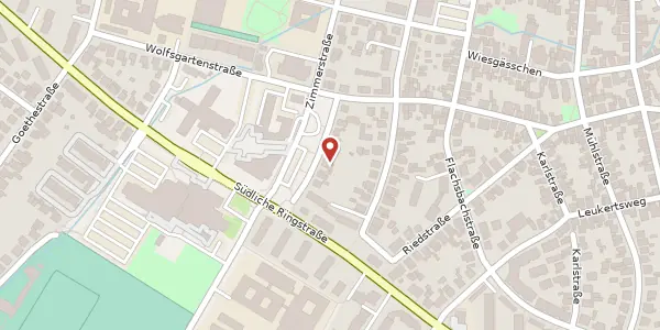 Karte der Umgebung von Zimmerstr. 38, 63225 Langen