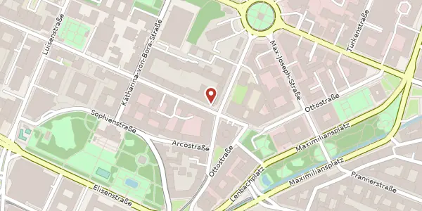 Karte der Umgebung von Karlstr. 10, 80333 München