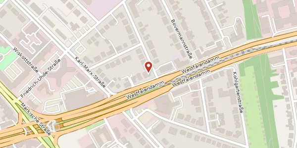 Karte der Umgebung von Overbeckstr. 4, 44141 Dortmund