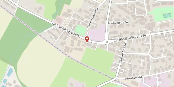 Karte der Umgebung von Carl-Severing-Str. 163, 33649 Bielefeld