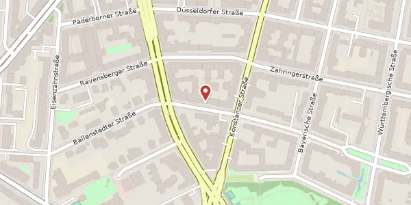 Karte der Umgebung von Wittelsbacher Straße 17, 10707 Berlin