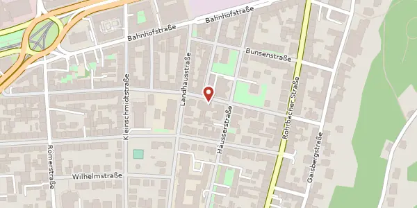 Karte der Umgebung von Blumenstraße 17, 69115 Heidelberg