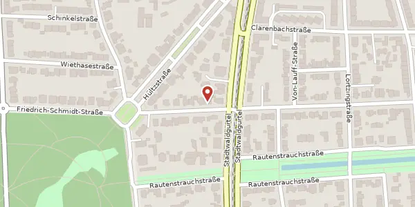 Karte der Umgebung von Friedrich-Schmidt-Str. 20B, 50935 Köln