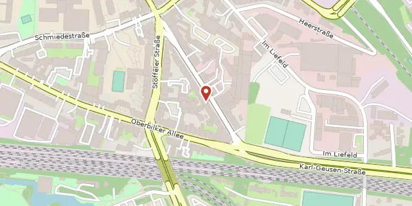 Karte der Umgebung von Kölner Str. 369, 40227 Düsseldorf
