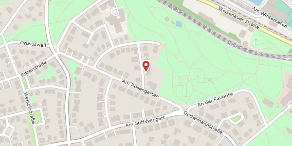 Karte der Umgebung von An der Karlsschanze 8, 55131 Mainz