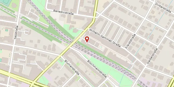 Karte der Umgebung von Wilhelm-Sammet-Straße 85, 04157 Leipzig