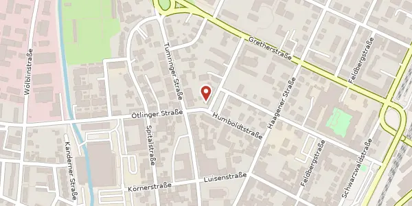 Karte der Umgebung von Humboldtstraße 3, 79539 Lörrach