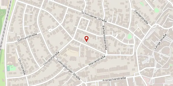 Karte der Umgebung von Fuggerstraße 44, 71332 Waiblingen