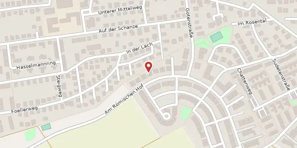 Karte der Umgebung von Am Römischen Hof 8, 61352 Bad Homburg
