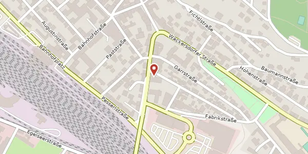 Karte der Umgebung von Friedrich-Ebert-Str. 57, 92421 Schwandorf