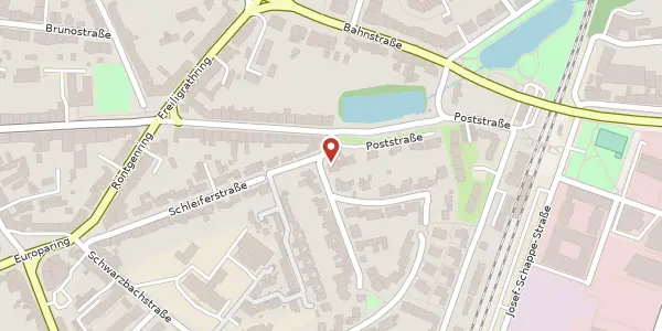 Karte der Umgebung von Schleiferstr. 26, 40878 Ratingen