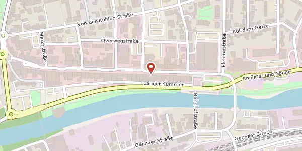 Karte der Umgebung von Hagener Str. 19, 58642 Iserlohn