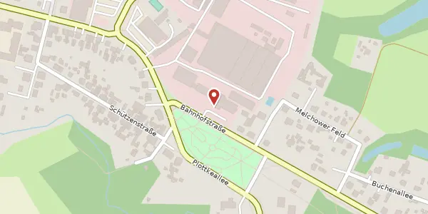 Karte der Umgebung von Bahnhofstraße 150, 16359 Biesenthal