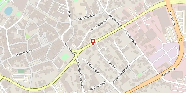 Karte der Umgebung von Stockumer Str. 6, 59368 Werne