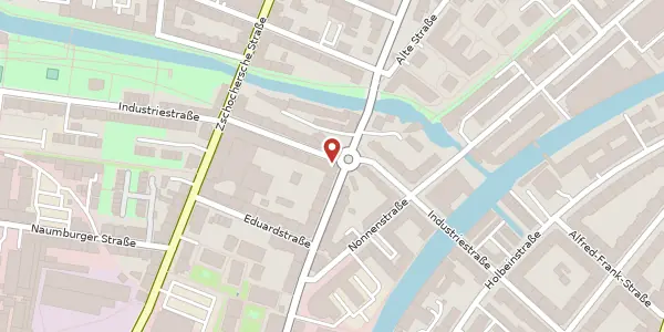 Karte der Umgebung von Industriestraße 49, 04229 Leipzig