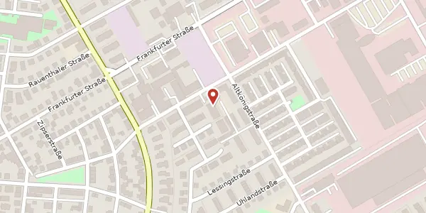 Karte der Umgebung von Feldbergstr. 5 a, 65239 Hochheim