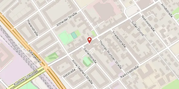 Karte der Umgebung von Dörpfeldstraße 11, 12489 Berlin