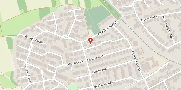 Karte der Umgebung von Weserstraße 5, 63303 Dreieich