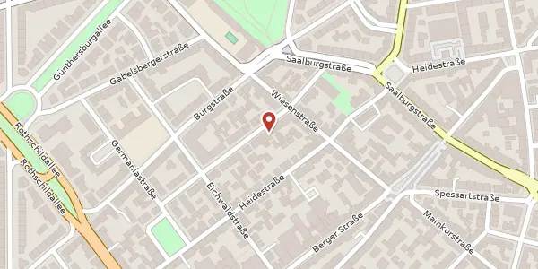 Karte der Umgebung von Petterweilstr. 44, 60385 Frankfurt