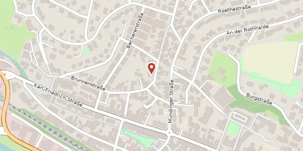 Karte der Umgebung von Linkenstraße 1, 79312 Emmendingen