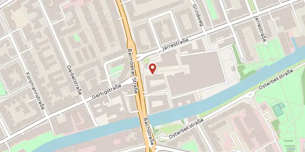 Karte der Umgebung von Barmbeker Straße 12, 22303 Hamburg