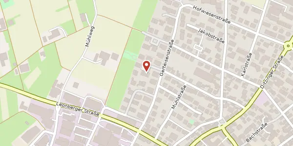 Karte der Umgebung von Gerteisenstraße 17, 70839 Gerlingen