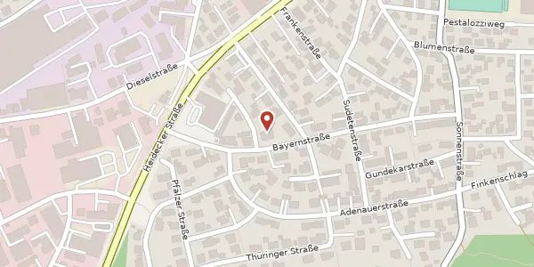 Karte der Umgebung von Württemberger Str. 2, 91161 Hilpoltstein