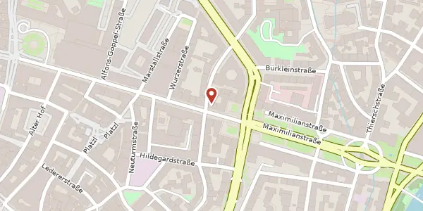 Karte der Umgebung von Maximilianstr. 29, 80539 München