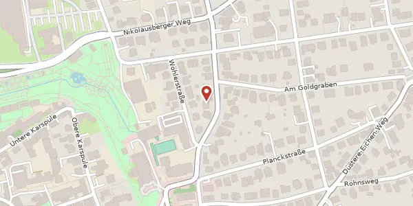 Karte der Umgebung von Bühlstraße 9, 37073 Göttingen