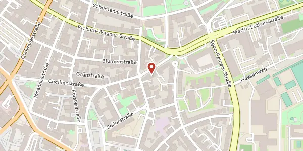 Karte der Umgebung von Nauwieserstraße 31, 66111 Saarbrücken