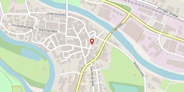 Karte der Umgebung von Weitzmannstraße 37, 89597 Munderkingen