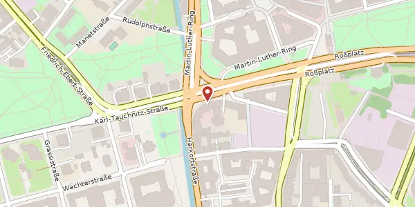 Karte der Umgebung von Martin-Luther-Ring 3, 04109 Leipzig