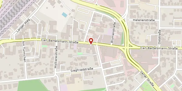 Karte der Umgebung von Carl-Bertelsmann-Str. 52, 33332 Gütersloh