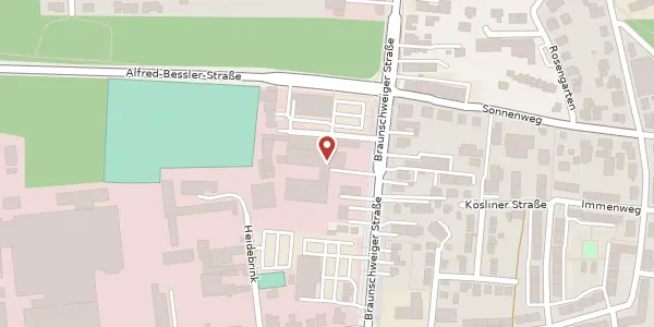 Karte der Umgebung von Braunschweiger Straße 108, 38518 Gifhorn