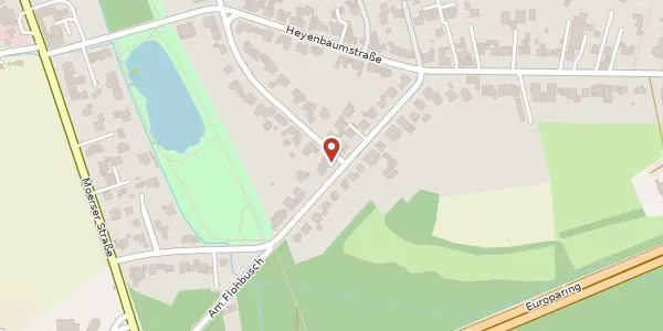 Karte der Umgebung von Am Flohbusch 66, 47802 Krefeld