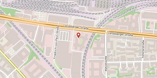 Karte der Umgebung von Landsberger Str. 155, 80687 München