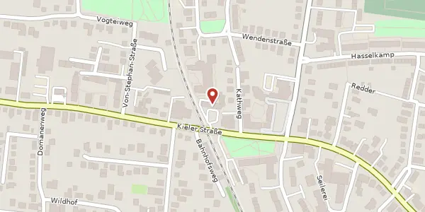 Karte der Umgebung von Kieler Straße 86, 24119 Kronshagen
