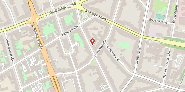Karte der Umgebung von Hoffeldstr. 16, 40235 Düsseldorf