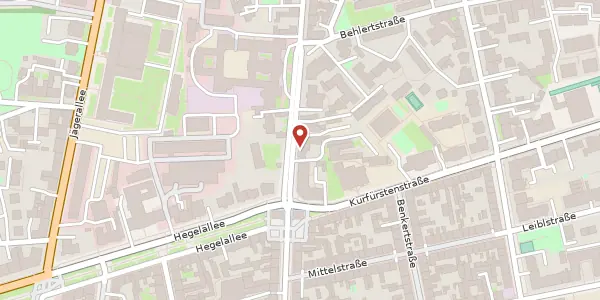 Karte der Umgebung von Friedrich-Ebert-Str. 34, 14469 Potsdam