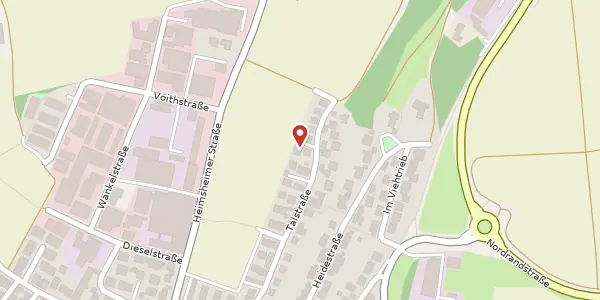 Karte der Umgebung von Talstraße 81, 71272 Renningen
