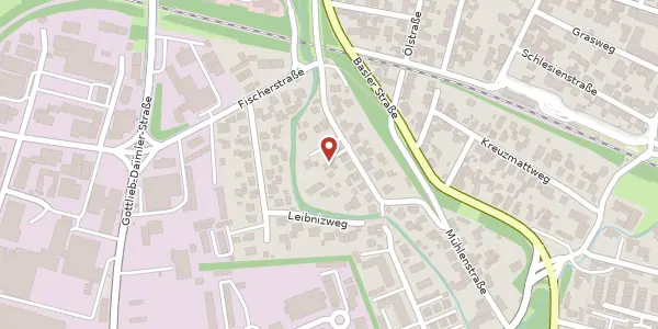 Karte der Umgebung von Sandroggenstraße 10 a, 79395 Neuenburg am Rhein