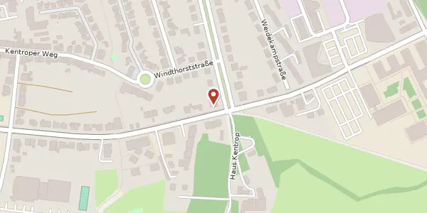 Karte der Umgebung von Josef-Schlichter-Allee 38, 59063 Hamm
