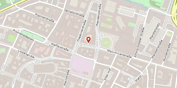 Karte der Umgebung von Perusastr. 2, 80333 München