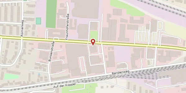 Karte der Umgebung von Justus-von-Liebig-Straße 15, 53121 Bonn