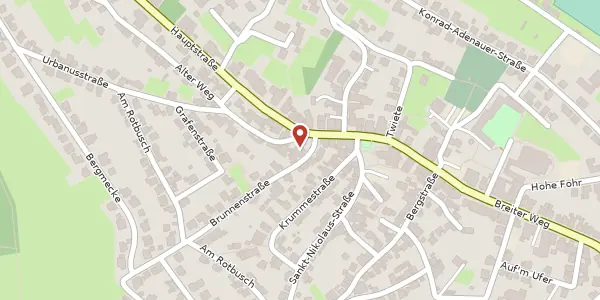Karte der Umgebung von Hauptstr. 31, 59872 Meschede