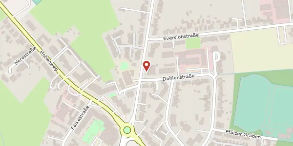 Karte der Umgebung von Königshardter Str. 156 a, 46145 Oberhausen