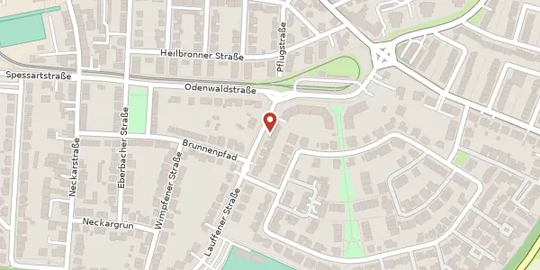 Karte der Umgebung von Lauffener Str. 5, 68259 Mannheim