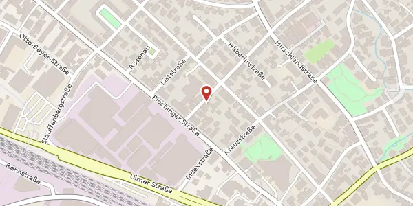 Karte der Umgebung von Georg-Deuschle-Straße 32, 73730 Esslingen
