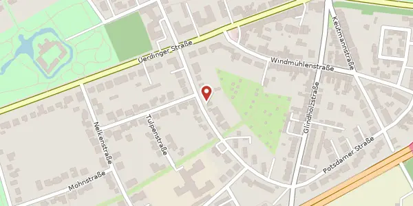 Karte der Umgebung von Sollbrüggenstr. 33, 47800 Krefeld