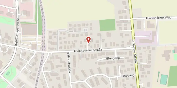 Karte der Umgebung von Quickborner Straße 24, 22844 Norderstedt